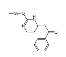 N-(2-trimethylsilyloxypyrimidin-4-yl)benzamide结构式