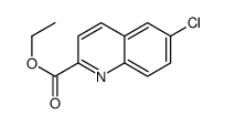 ethyl 6-chloroquinoline-2-carboxylate结构式
