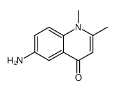 6-amino-1,2-dimethyl-1H-quinolin-4-one结构式