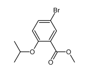 5-bromo-2-isopropoxy-benzoic acid methyl ester Structure