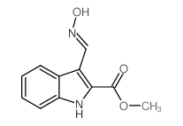 METHYL 3-((HYDROXYIMINO)METHYL)-1H-INDOLE-2-CARBOXYLATE Structure