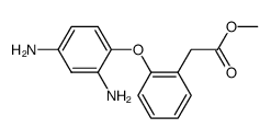 methyl (2-(2,4-diaminophenoxy)phenyl)acetate Structure