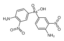 bis-(4-amino-3-nitro-phenyl)-arsinic acid Structure