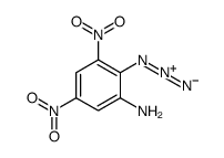 2-azido-3,5-dinitroaniline Structure