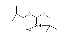 bis(2,2-dimethylpropoxy)methyl-hydroxysilane结构式