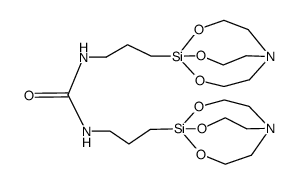 N,N'-Bis(3-silatranylpropyl)harnstoff Structure