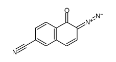 6-cyano-2-diazonionaphthalen-1-olate Structure