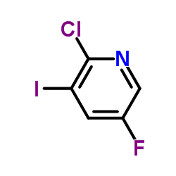 2-Chloro-5-fluoro-3-iodopyridine Structure