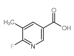 2-FLUORO-3-METHYL-PYRIDINE-5-CARBOXYLIC ACID Structure