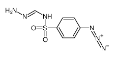 N-amino-N'-(4-azidophenyl)sulfonylmethanimidamide结构式