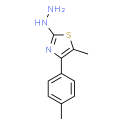 5-METHYL4-(4-METHYLPHENYL)-2(3H)-THIAZOLONE HYDRAZONE结构式