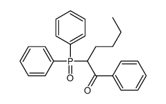 2-diphenylphosphoryl-1-phenylhexan-1-one Structure