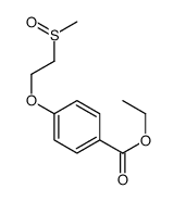 ethyl 4-(2-methylsulfinylethoxy)benzoate Structure
