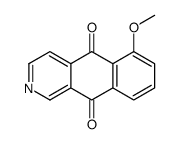 6-methoxybenzo[g]isoquinoline-5,10-dione结构式