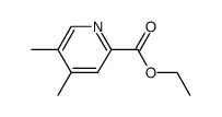 4,5-dimethyl-pyridine-2-carboxylic acid ethyl ester Structure