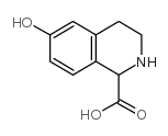 6-Hydroxy-1,2,3,4-tetrahydroisoquinoline-1-carboxylic acid Structure