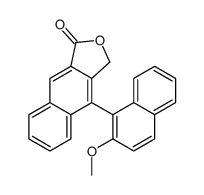 4-(2-methoxynaphthalen-1-yl)-3H-benzo[f][2]benzofuran-1-one结构式