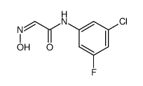 N-(3-chloro-5-fluorophenyl)-2-hydroxyimino-acetamide结构式