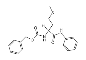 (S)-benzyl 4-(methylthio)-1-oxo-1-(phenylamino)butan-2-ylcarbamate结构式