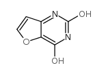 2,4-二羟基呋喃并[3,2-d]嘧啶结构式