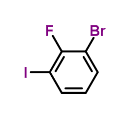 1-溴-2-氟-3-碘苯结构式