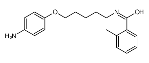 N-[5-(4-aminophenoxy)pentyl]-2-methylbenzamide Structure