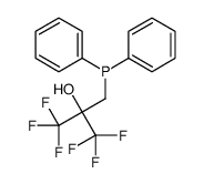 2-(diphenylphosphanylmethyl)-1,1,1,3,3,3-hexafluoropropan-2-ol Structure