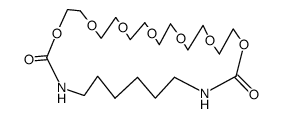 1,12,15,18,21,24,27-Heptaoxa-3,10-diaza-cyclononacosane-2,11-dione Structure