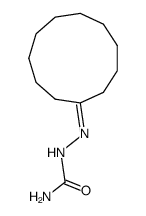 cycloundecanone semicarbazone Structure