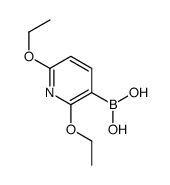 2,6-二乙氧基吡啶-3-硼酸结构式