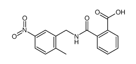 N-(2-methyl-5-nitro-benzyl)-phthalamic acid Structure