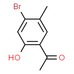 1-(4-bromo-2-hydroxy-5-methylphenyl)ethanone Structure