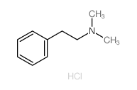 N,N-二甲基苯乙胺盐酸盐结构式