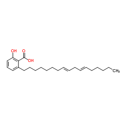 银杏酸(C17:2)结构式