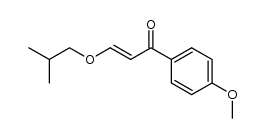 3-isobutoxy-1-(4-methoxy-phenyl)-propenone Structure