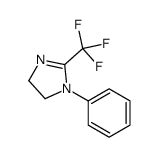 1-Phenyl-2-(trifluoromethyl)-4,5-dihydro-1H-imidazole Structure