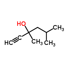 3,5-二甲基-1-己炔-3-醇结构式