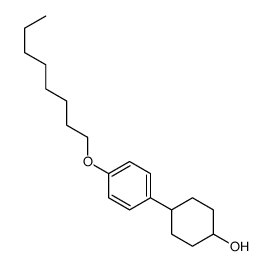 4-(4-octoxyphenyl)cyclohexan-1-ol结构式