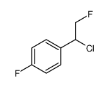 1-(1-chloro-2-fluoroethyl)-4-fluorobenzene结构式