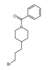 N-benzoyl-4-(3-bromopropyl)piperidine结构式