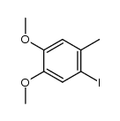 1-Iodo-4,5-dimethoxy-2-methylbenzene结构式