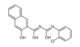 1-(2-氯苯基)-3-(3-羟基萘-2-羰基)-脲结构式
