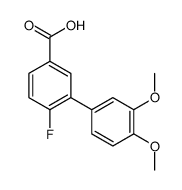 3-(3,4-dimethoxyphenyl)-4-fluorobenzoic acid Structure
