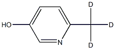 3-Hydroxy-6-(methyl-d3)-pyridine结构式