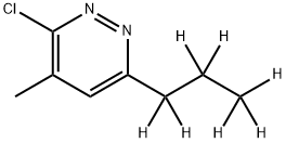 3-Chloro-4-methyl-6-(n-propyl-d7)-pyridazine Structure