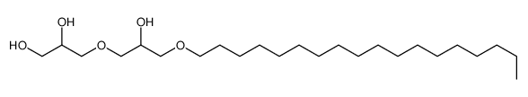 3-(2-hydroxy-3-octadecoxypropoxy)propane-1,2-diol Structure