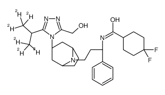 3-Hydroxymethyl Maraviroc-d6 Structure