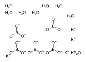 五硼酸钾八水合物结构式