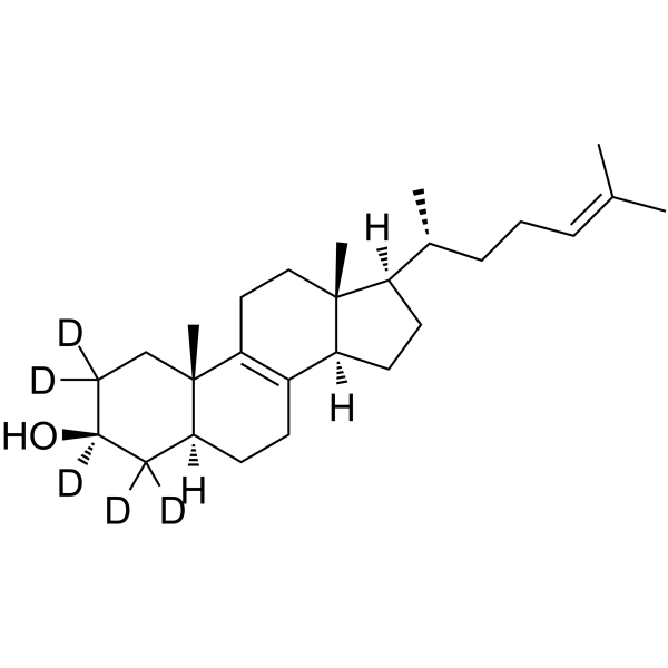 发酵固醇-d5结构式