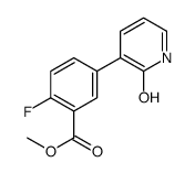 methyl 2-fluoro-5-(2-oxo-1H-pyridin-3-yl)benzoate Structure